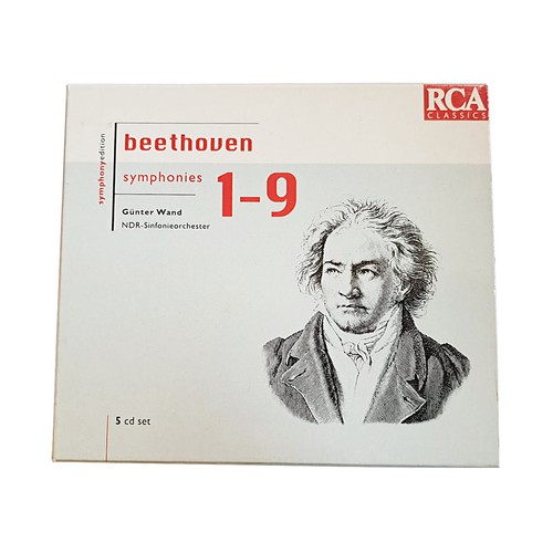 Beethoven symphonies 5 cd - beethoven,